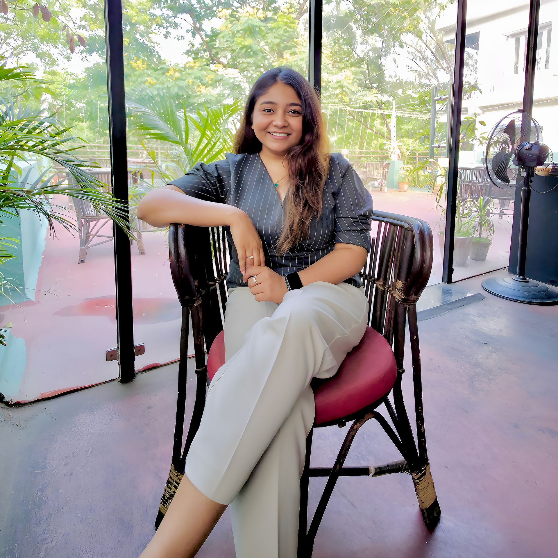 Yashashwi Malani, founder of Graphē, in her creative studio.