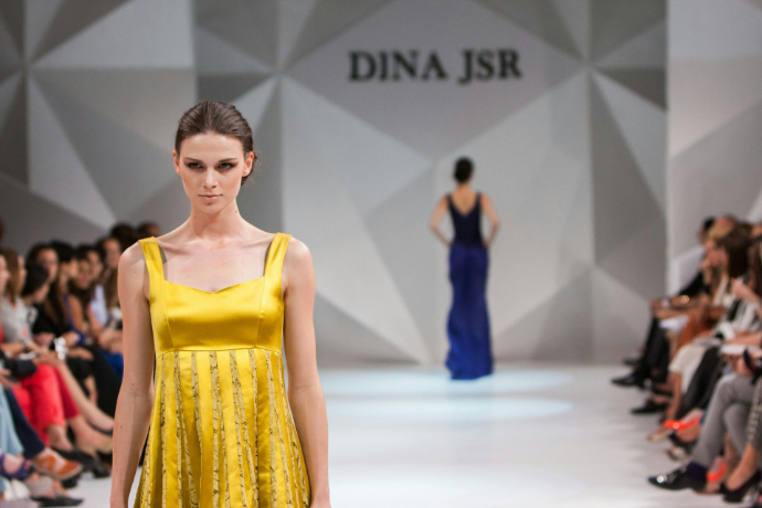 Runway moment from a top fashion event, showcasing the latest trends in haute couture. Stay updated with global fashion highlights on The Pink Story.